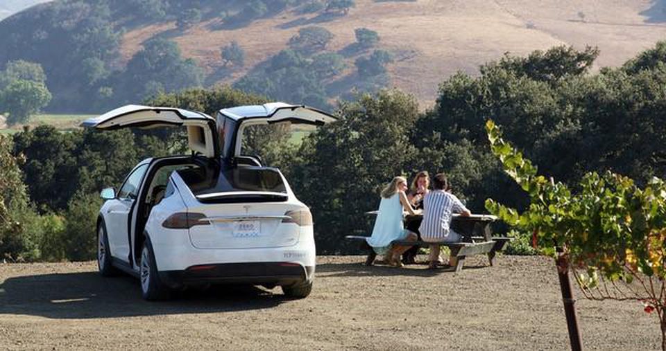 Tesla Wine Country tour with Spark Experiences