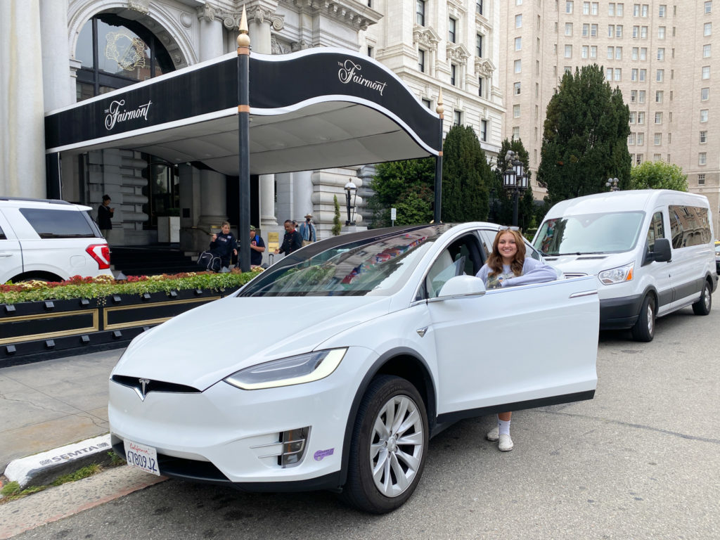 Private Tesla Tour San Francisco Fairmont Hotel